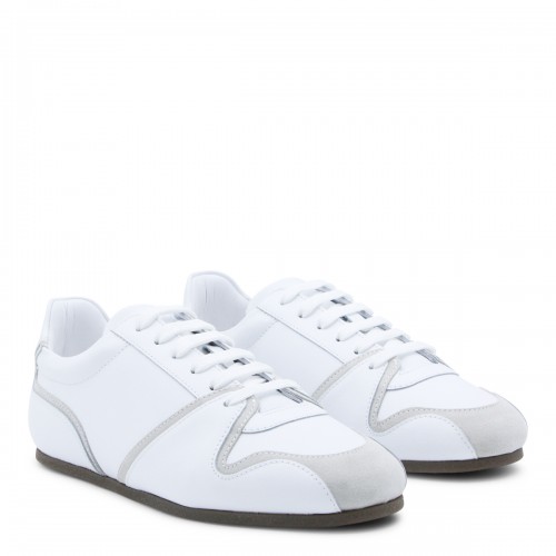 WHITE LEATHER SNEAKERS 2
