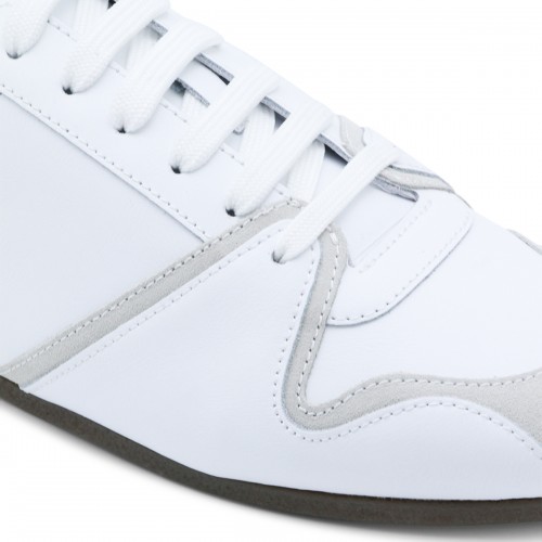 WHITE LEATHER SNEAKERS