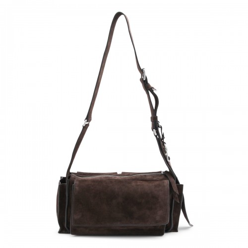 BROWN LEATHER SHOULDER BAG