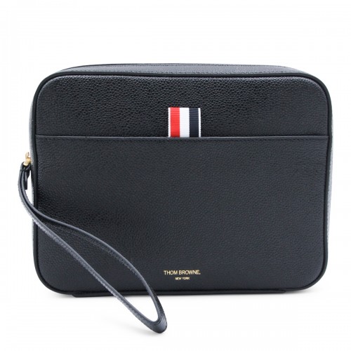 BLACK LEATHER POUCH