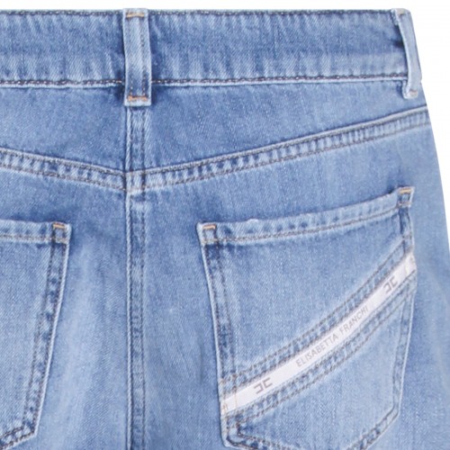 LIGHT BLUE COTTON JEANS