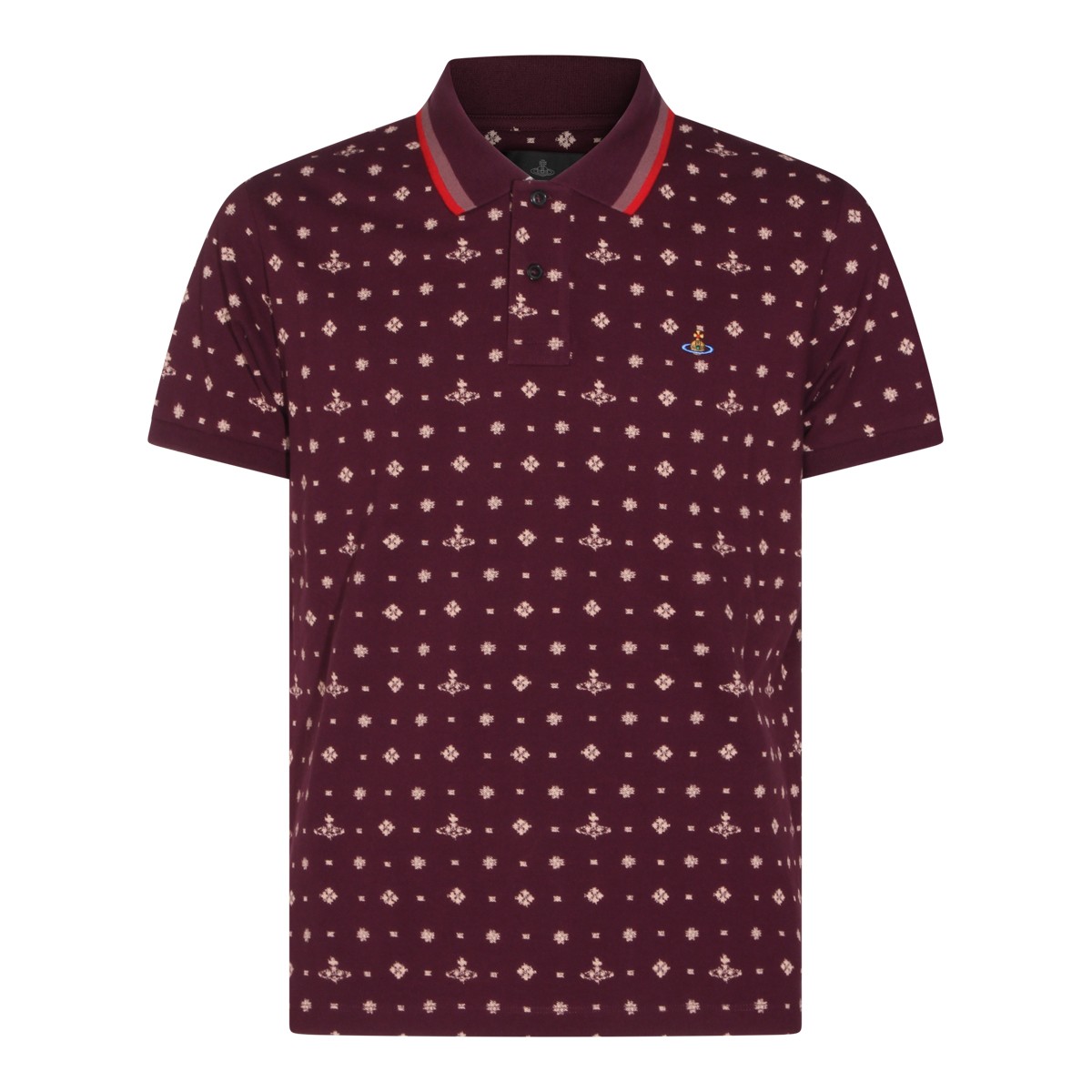 BURGUNDY COTTON POLO SHIRT