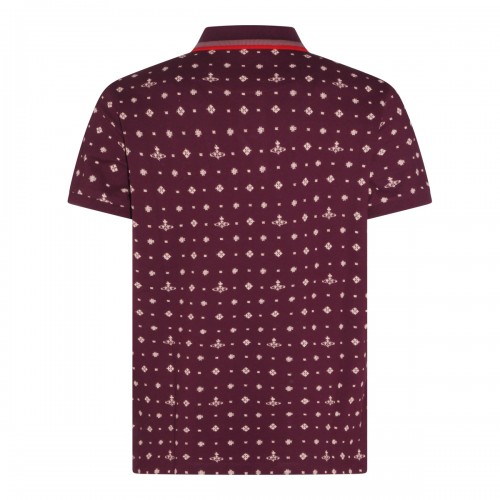 BURGUNDY COTTON POLO SHIRT