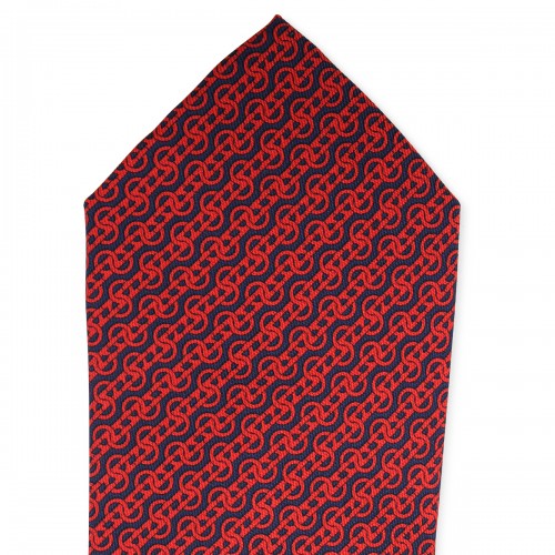 RED SILK TIE