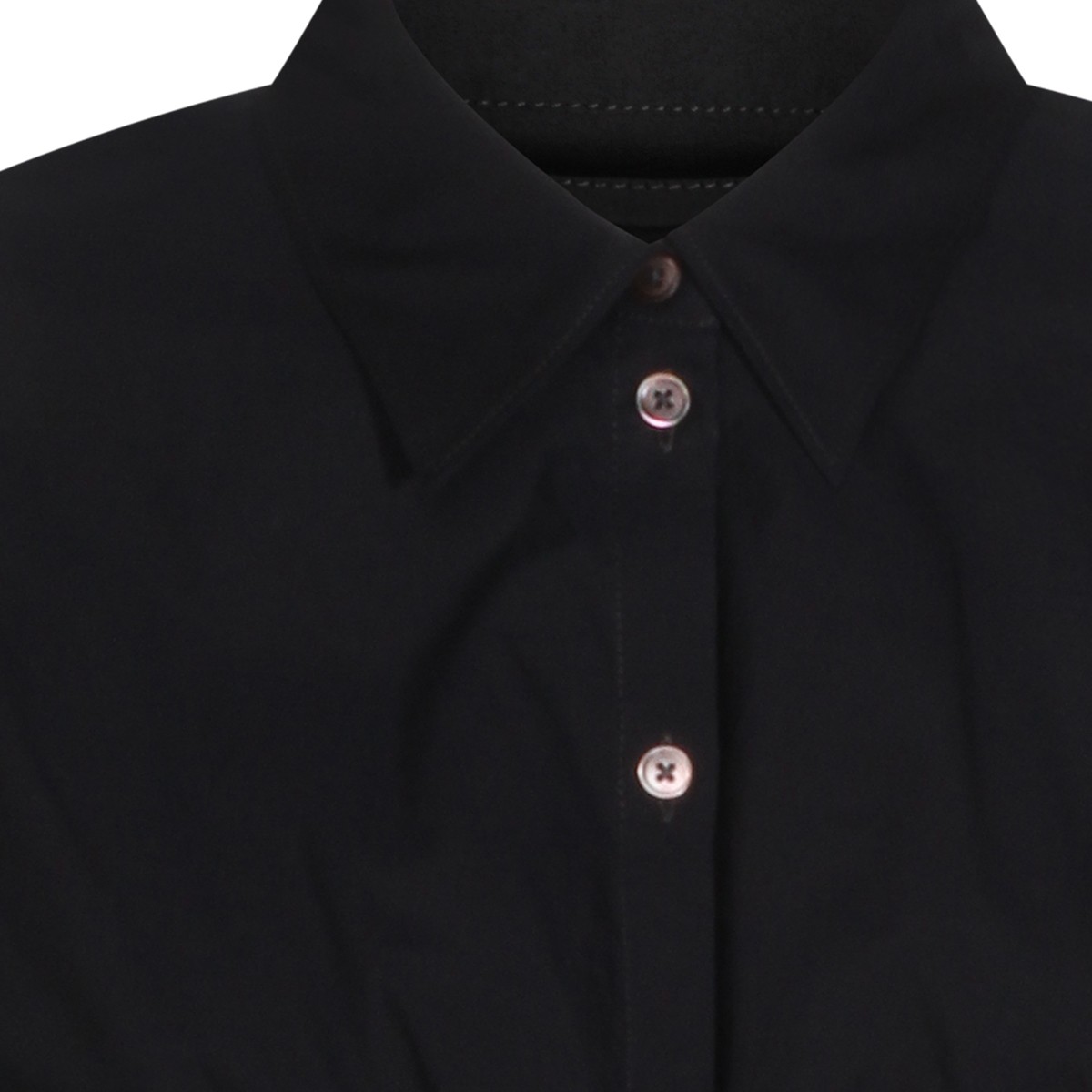 BLACK SILK SHIRT