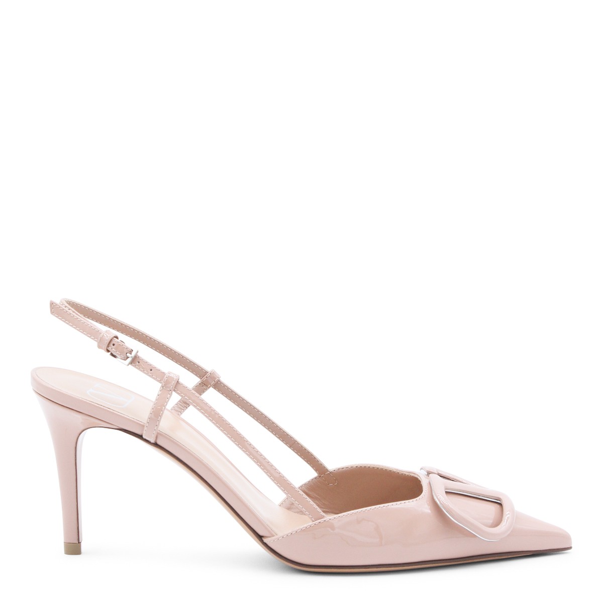 LIGHT PINK LEATHER PUMPS