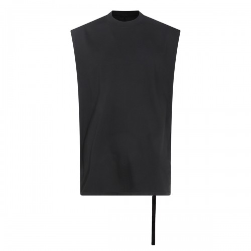 BLACK COTTON TARP T TOP