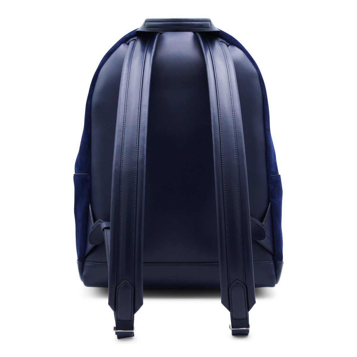 NAVY SUEDE BACKPACK