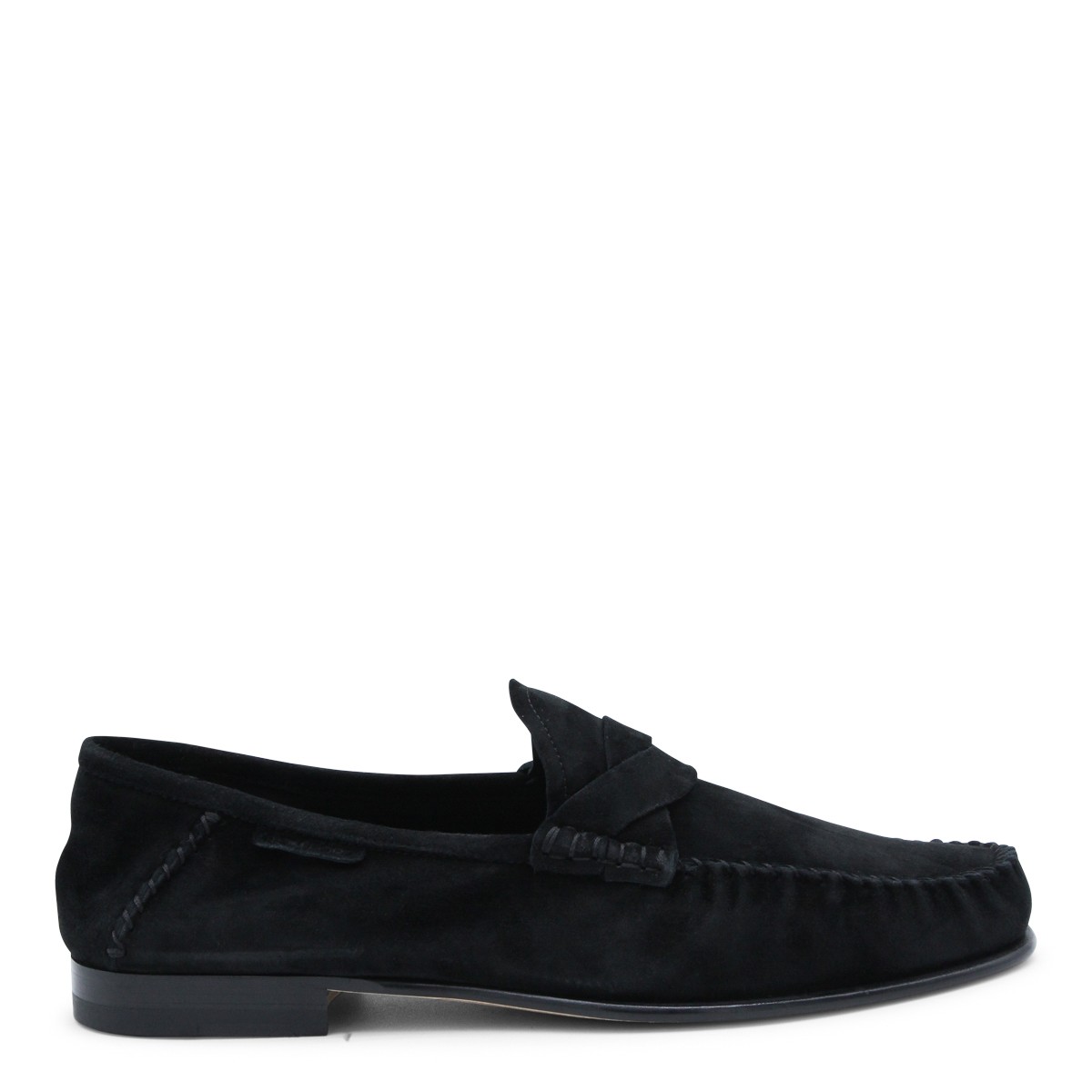 BLACK SUEDE RIPLEY LOAFERS