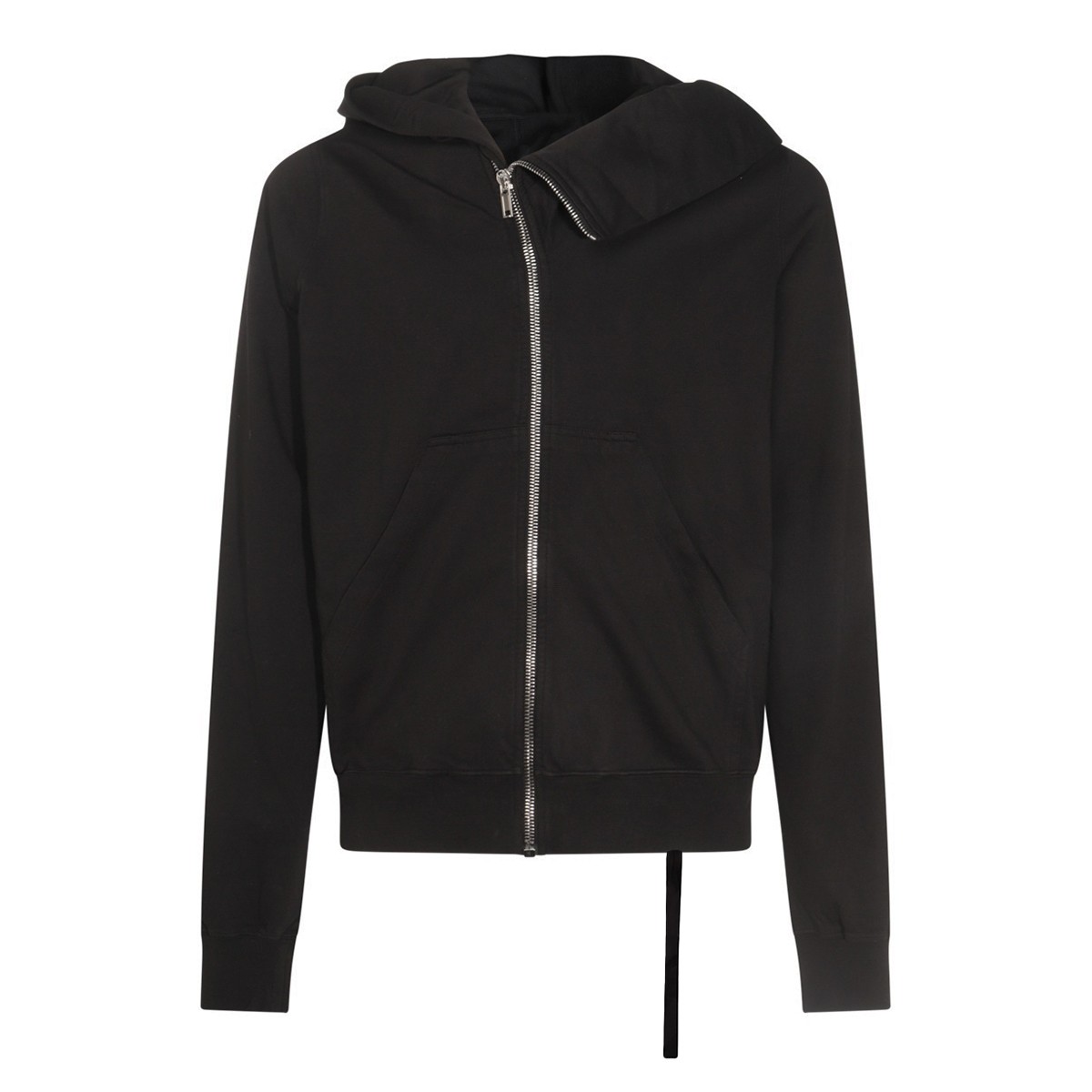 BLACK COTTON MOUNTAIN HOODIE SWEATSHIRT