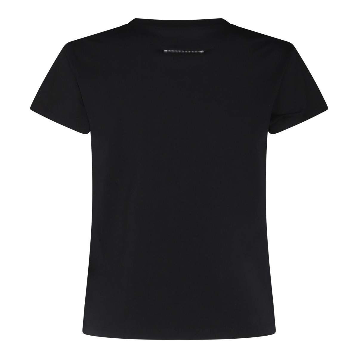 BLACK COTTON T-SHIRT