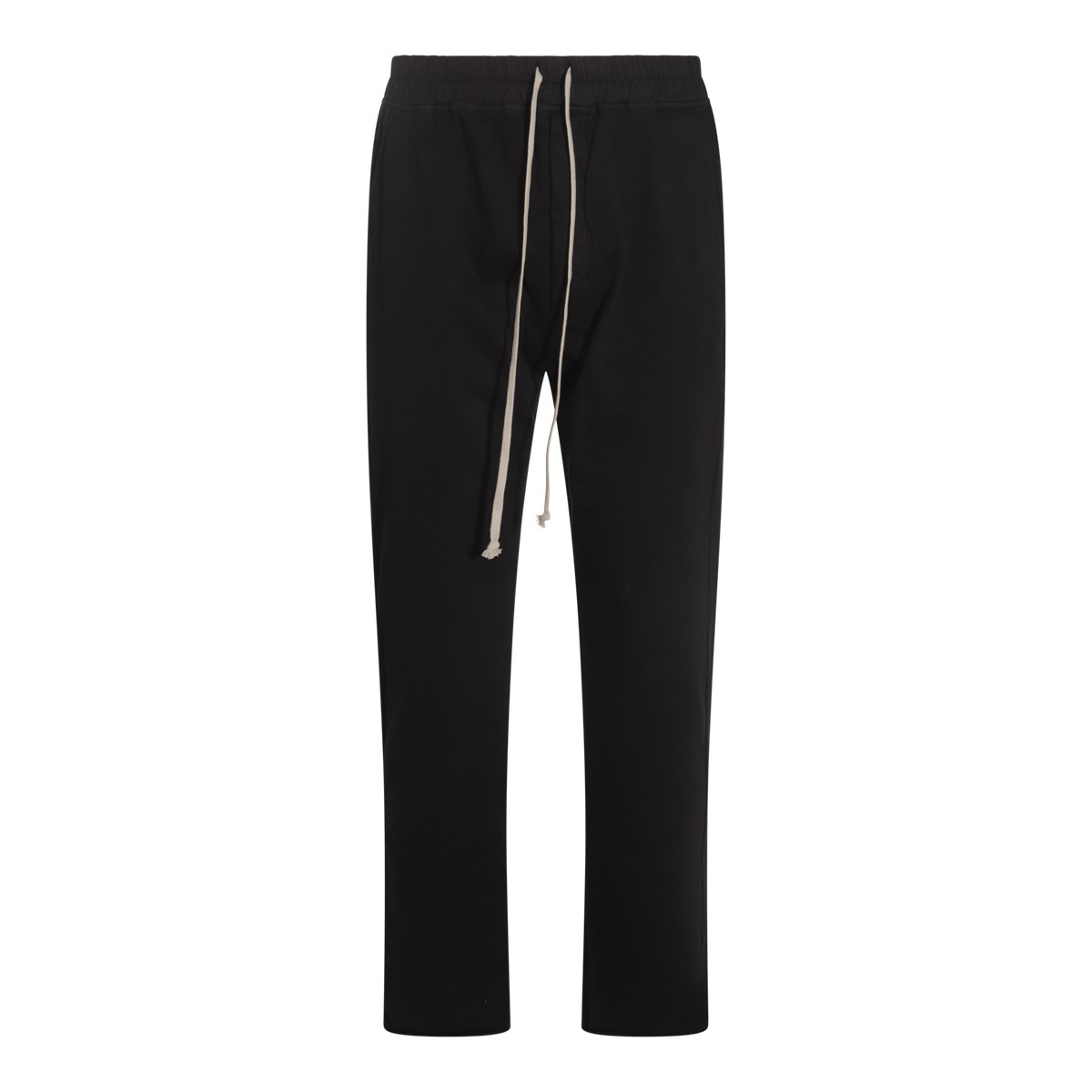 BLACK COTTON BERLIN DRAWSTRING PANTS
