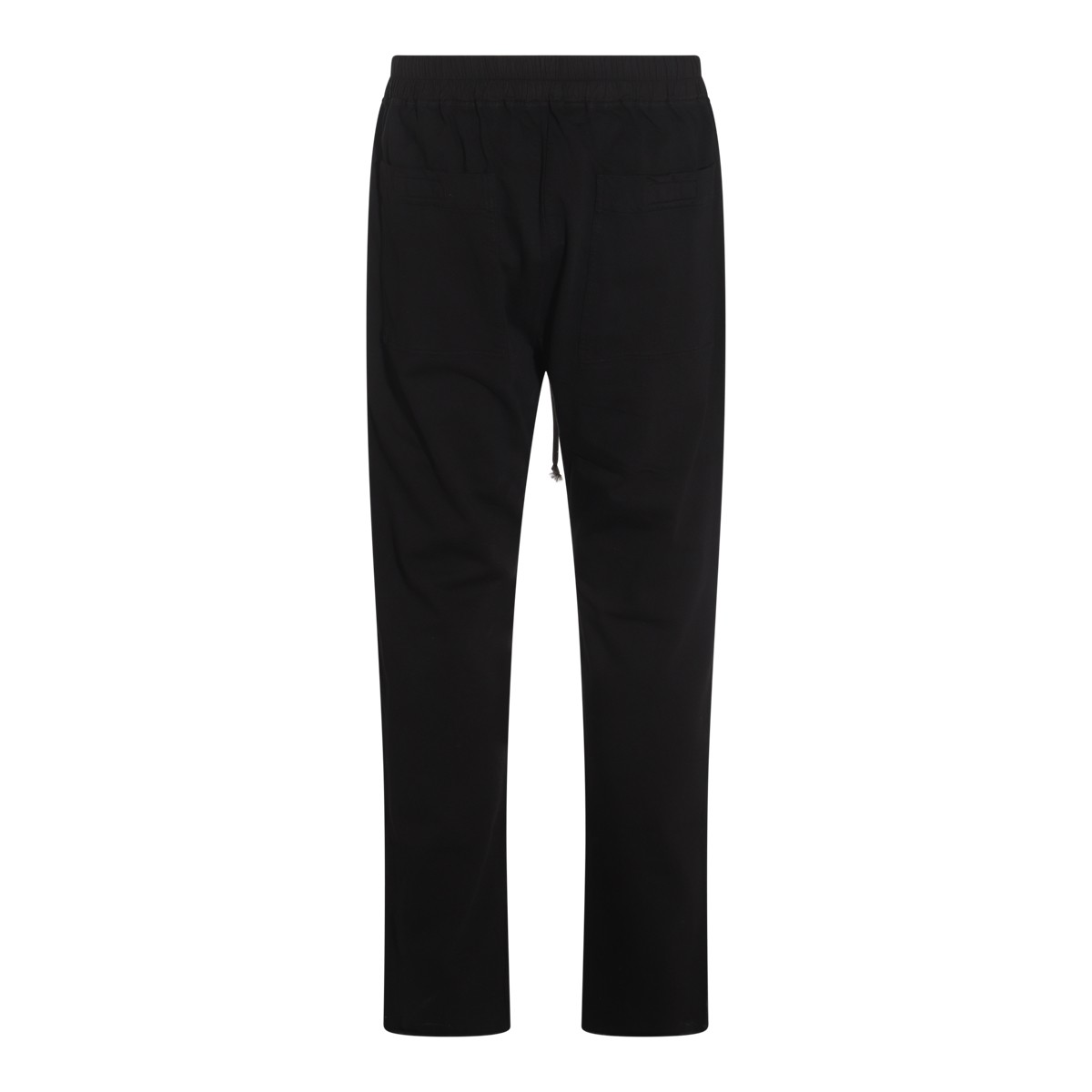 BLACK COTTON BERLIN DRAWSTRING PANTS