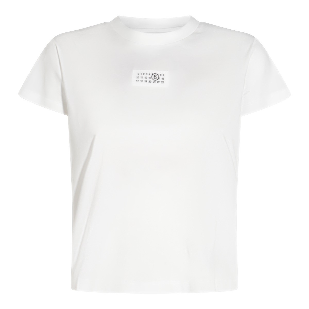 WHITE COTTON T-SHIRT