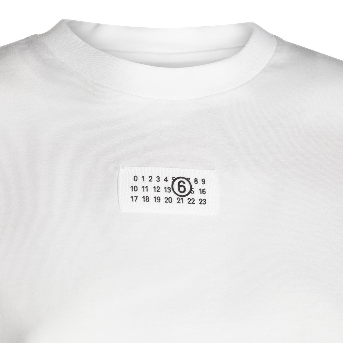 WHITE COTTON T-SHIRT