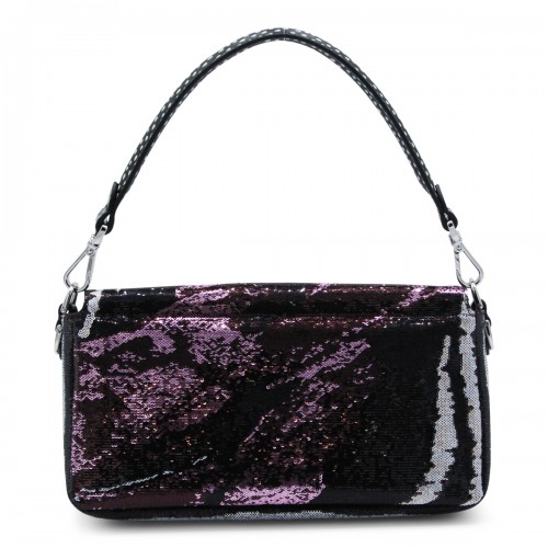 MULTICOLOR LEATHER BAGUETTE SHOULDER BAG