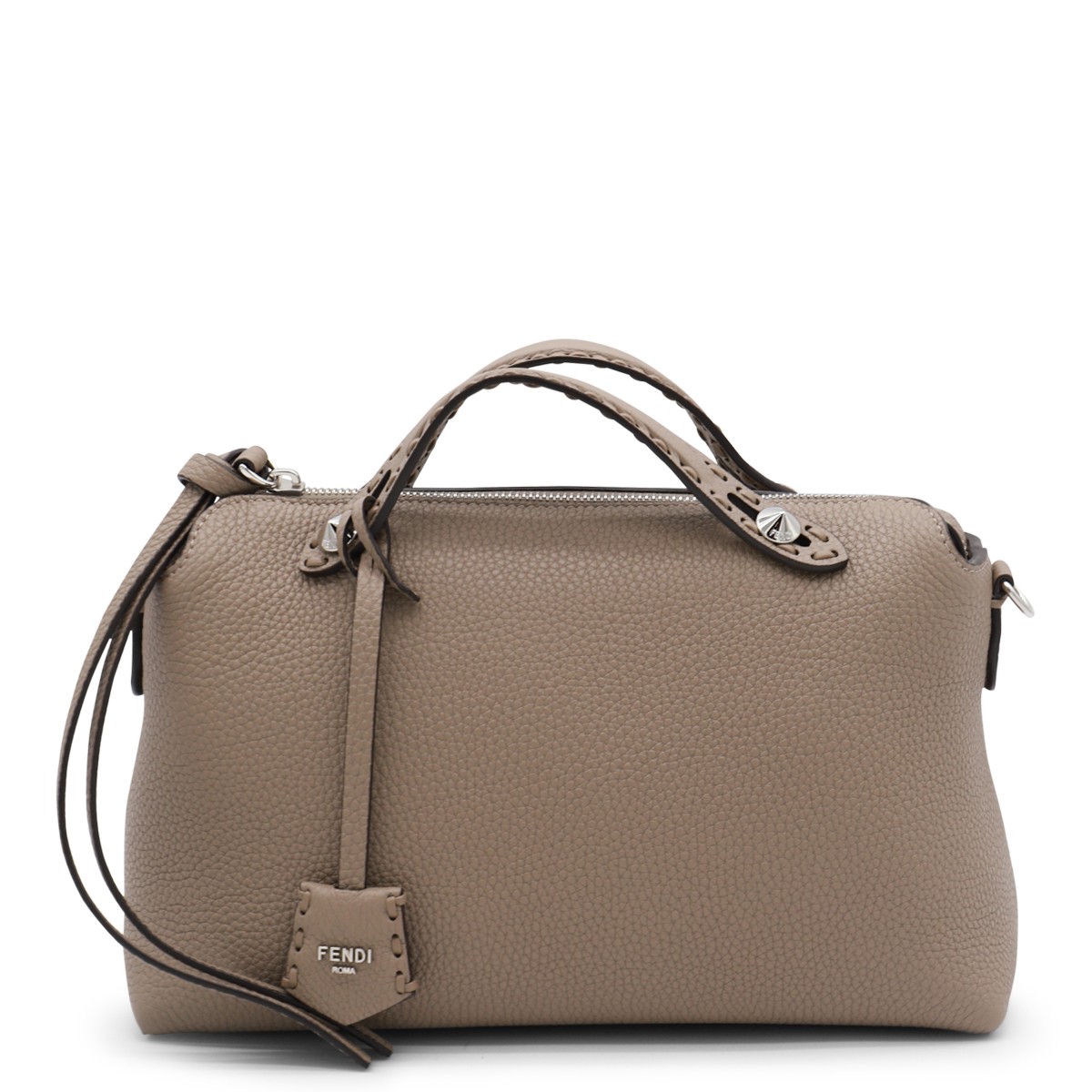 BEIGE LEATHER BY THE WAY TOP HANDLE BAG