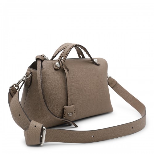 BEIGE LEATHER BY THE WAY TOP HANDLE BAG