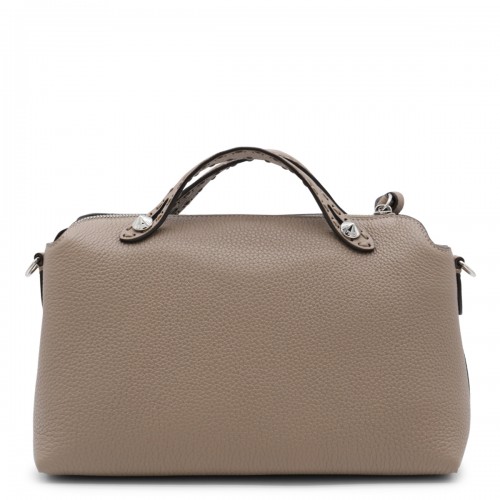 BEIGE LEATHER BY THE WAY TOP HANDLE BAG