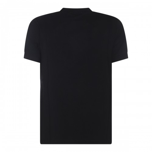 BLACK VISCOSE T-SHIRT