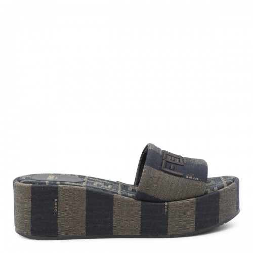 BLACK AND DARK GREY FLATS