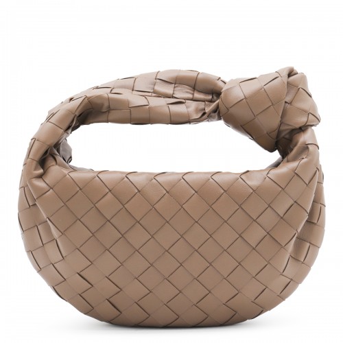 BEIGE LEATHER MINI JODIE BAG