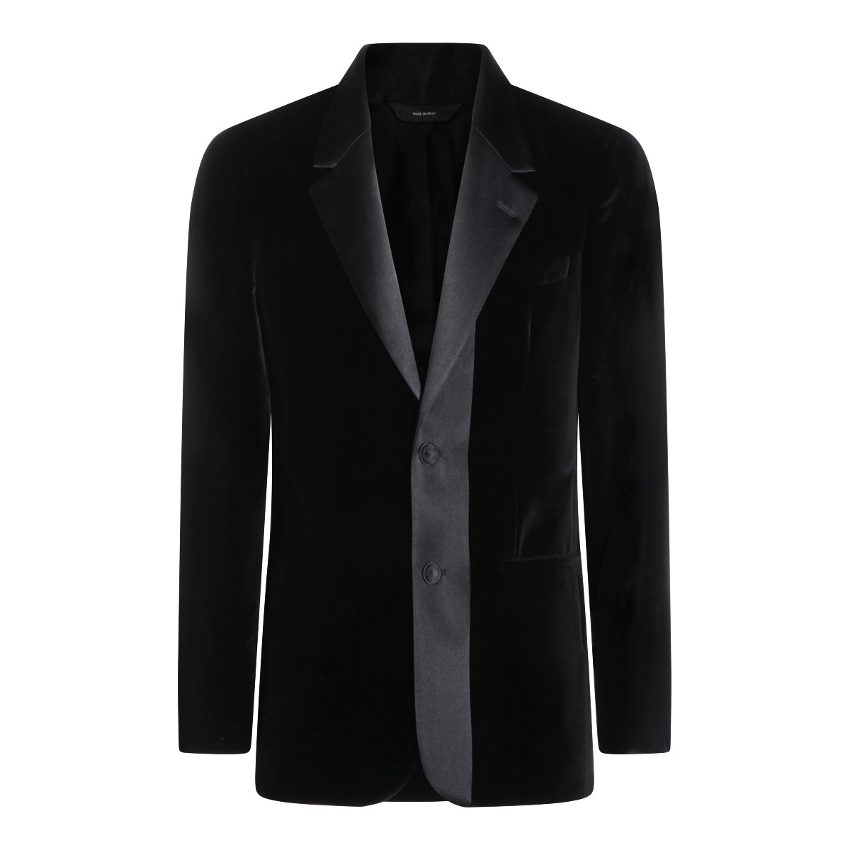BLACK COTTON BLAZER