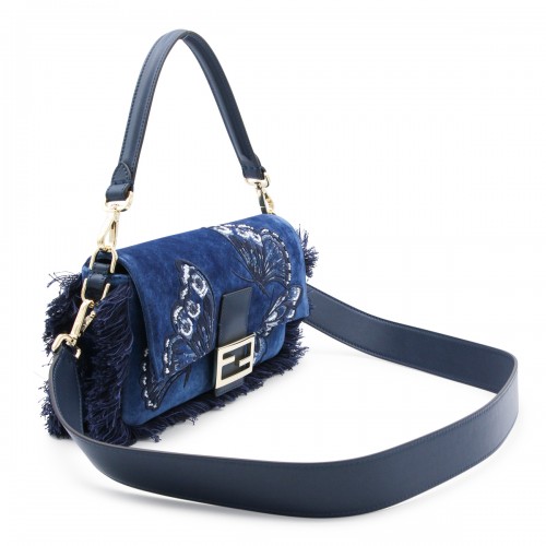 BLUE BAGUETTE SHOULDER BAG 2