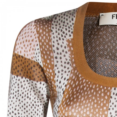 MULTICOLOR VISCOSE DRESS