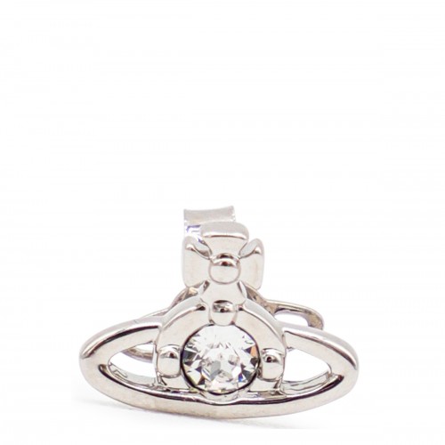 SILVER BRASS EARRINGS