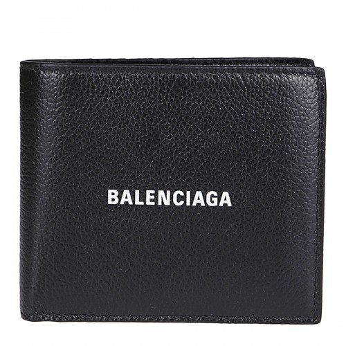BLACK LEATHER WALLET