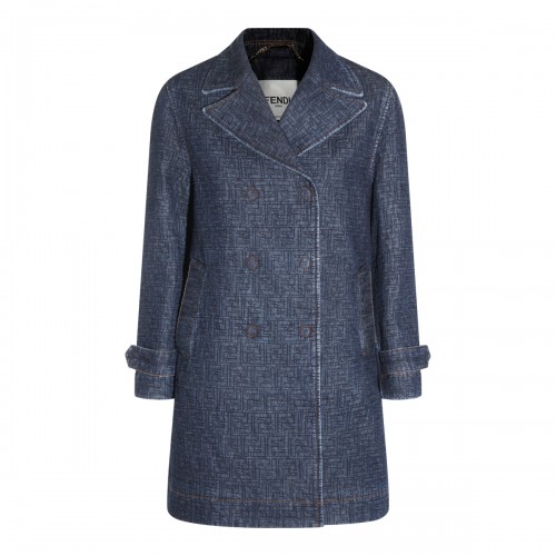 BLUE COTTON COAT