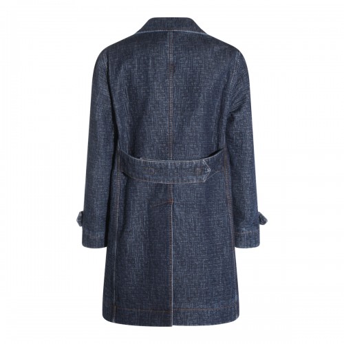 BLUE COTTON COAT