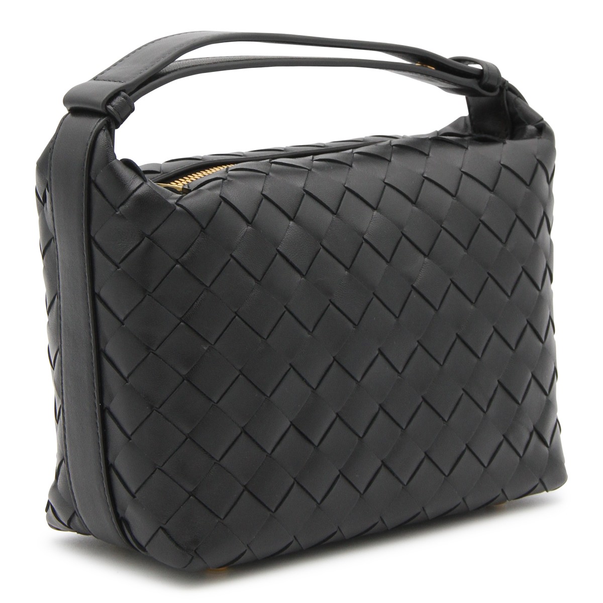 BLACK LEATHER WALLACE POUCH