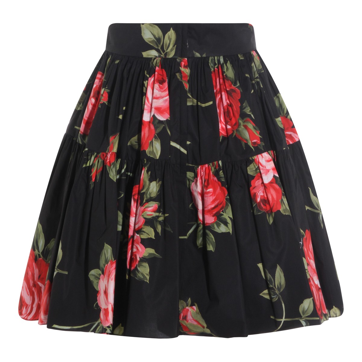 BLACK COTTON SKIRT