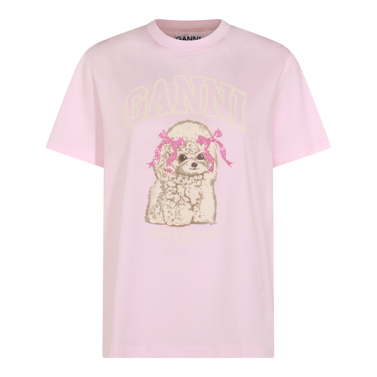 CHALK PINK COTTON T-SHIRT