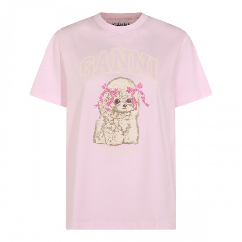 CHALK PINK COTTON T-SHIRT