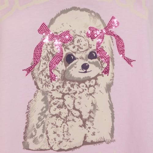 CHALK PINK COTTON T-SHIRT