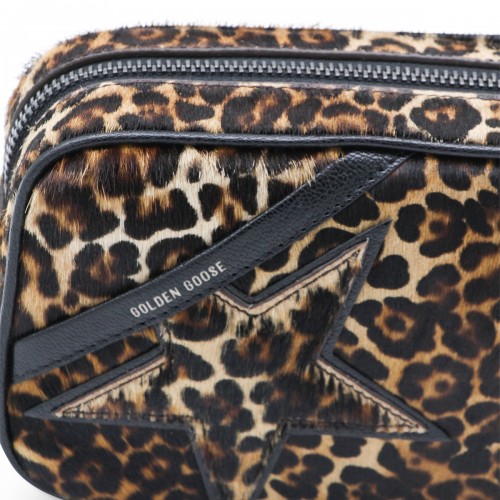 LEOPARD LEATHER CROSSBODY BAG