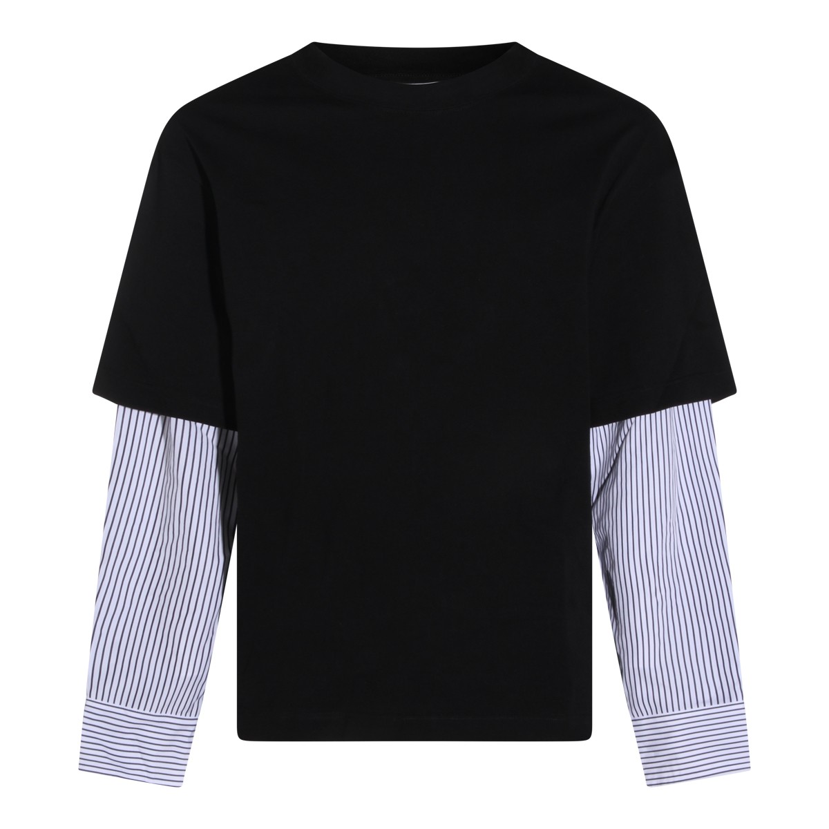 BLACK COTTON T-SHIRT