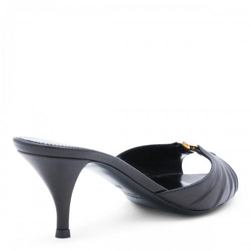 BLACK BABILONE 70 SANDALS