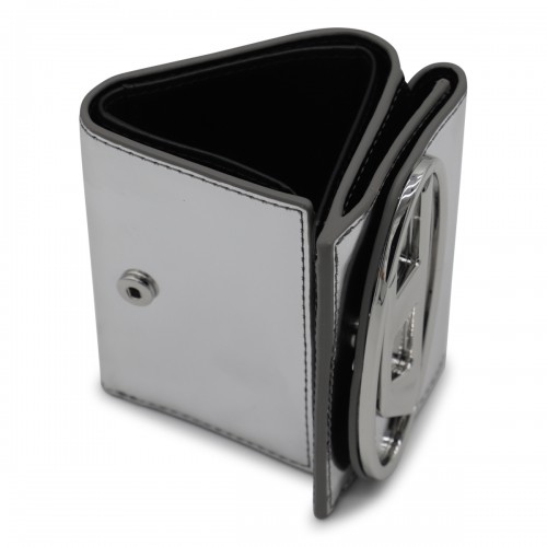 SILVER LEATHER WALLET