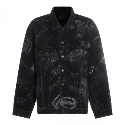 BLACK COTTON DENIM JACKET