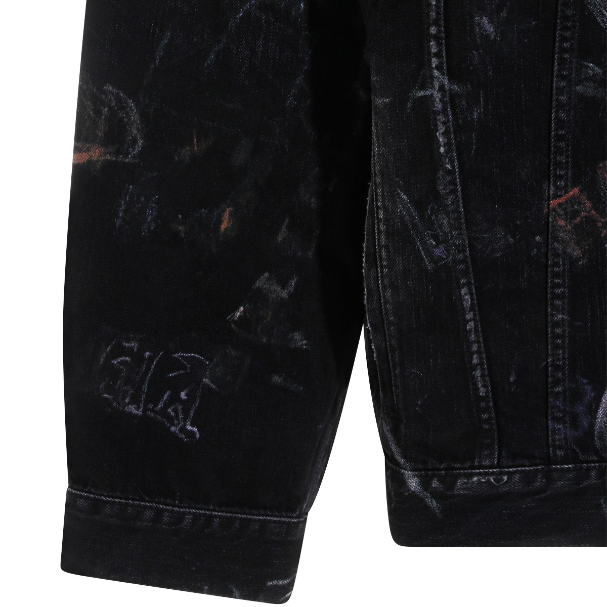 BLACK COTTON DENIM JACKET