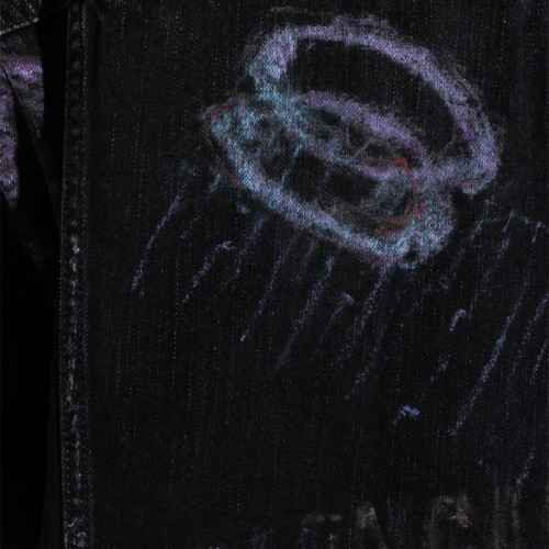 BLACK COTTON DENIM JACKET