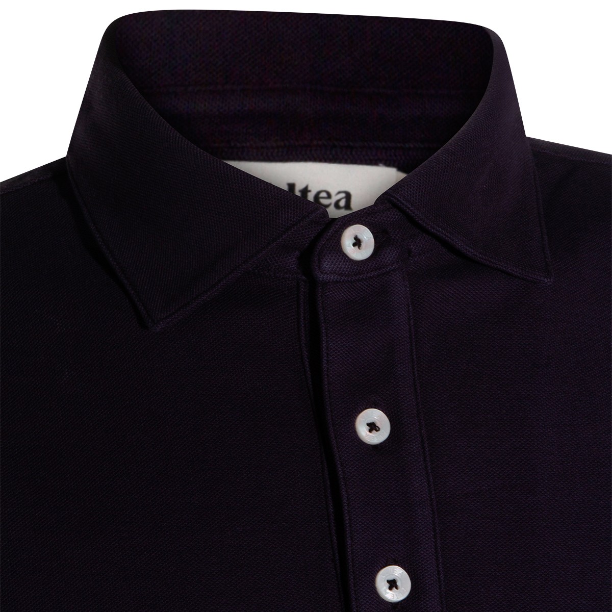 DARK BLUE COTTON POLO SHIRT