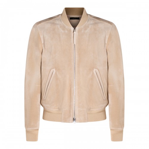 SAND LEATHER JACKET