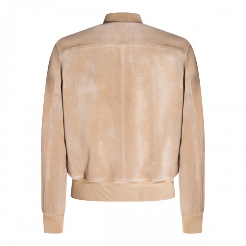 SAND LEATHER JACKET