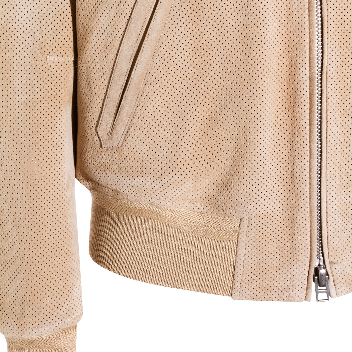 SAND LEATHER JACKET