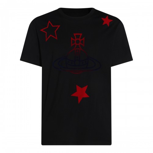 BLACK COTTON T-SHIRT